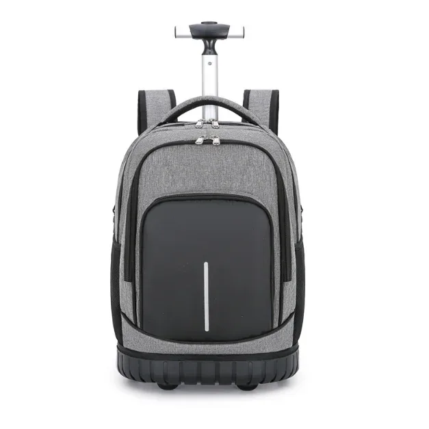 18 pouces enfants sac à dos à roulettes sac école sac à dos roulant sacs pour adolescents garçons enfants voyage chariot sac à dos pour les filles