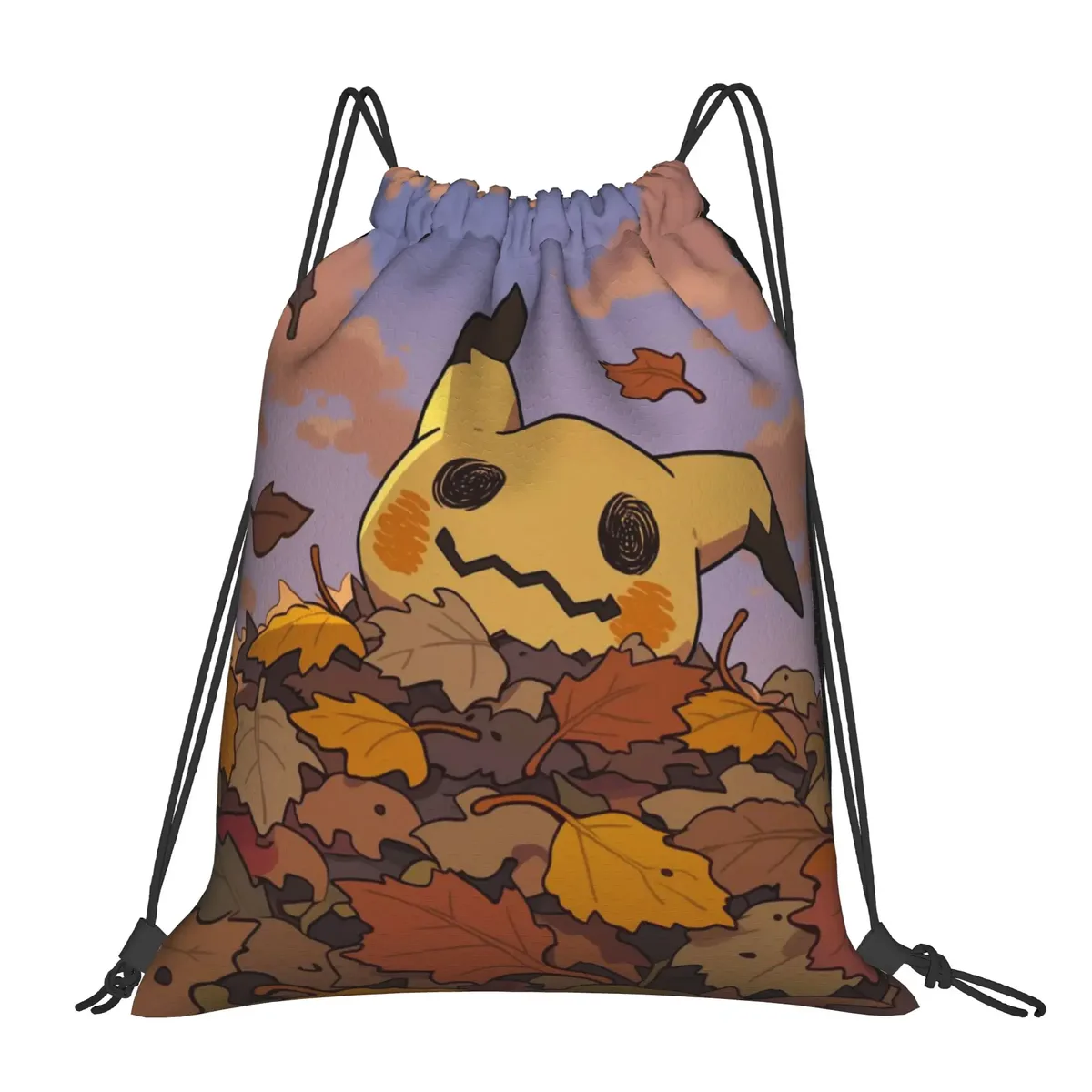 pochette de voyage pokemon kawaii, sacs à cordon, sacs de rangement pour chaussures de sport, sacs de rangement pour vêtements, sac à dos portable multifonction pour adolescents