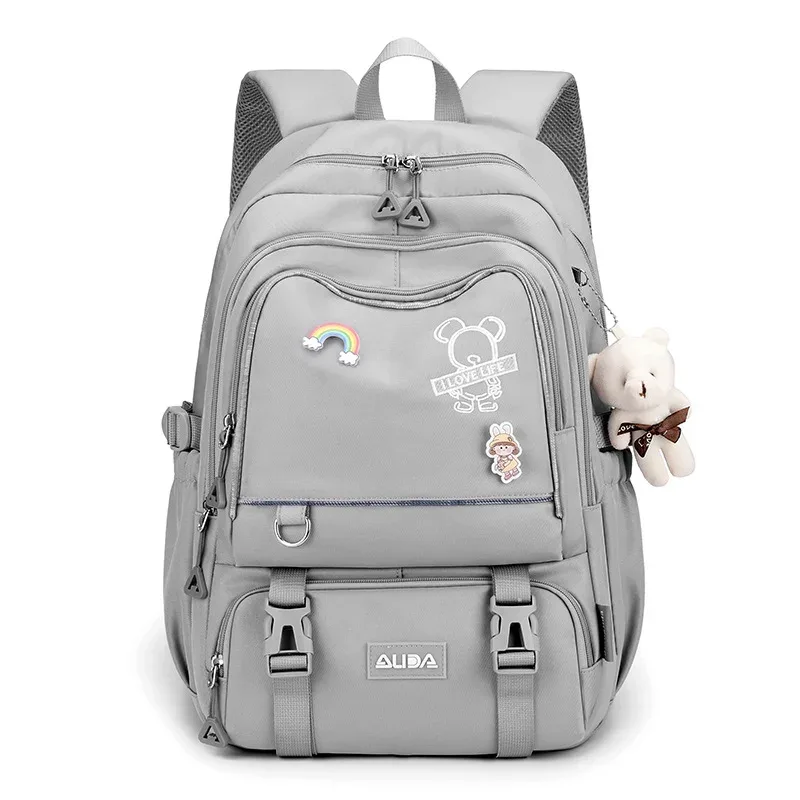 sacs d'école pour enfants pour adolescentes grand cartable kawaii collège étudiant école sac à dos livre sac ordinateur portable voyage sac à dos