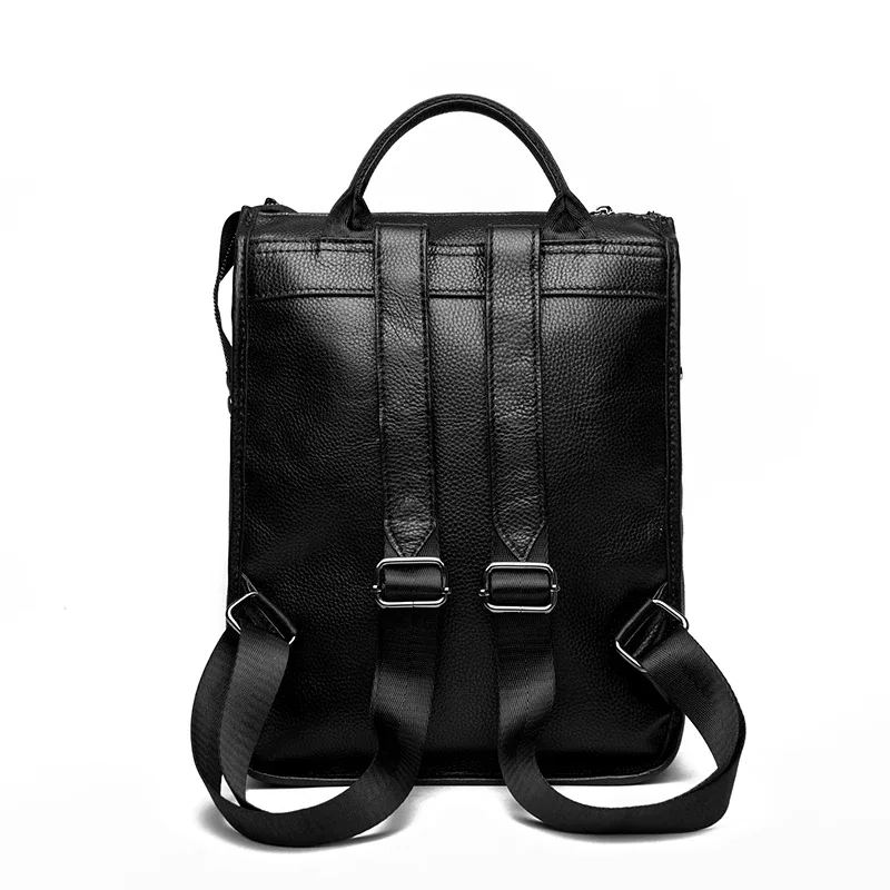 sac à dos de luxe en cuir véritable 100% pour femmes, sac à dos de voyage de grande capacité, nouveau sac à dos pour dames, cartable d'école
