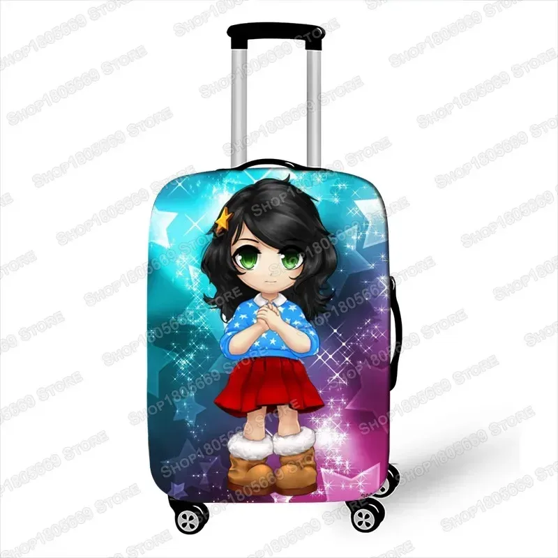 juste de bagage imprimée dessin animé pour filles, super spinal, accessoires de voyage, valise trolley, housses de protection de bagages, housse de valise anti-poussière