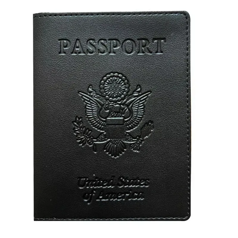 couverture de porte-passeport, portefeuille essentiel de voyage, blocage rfid, étui pour cartes en cuir, indispensable pour voyage international, accessoire de voyage