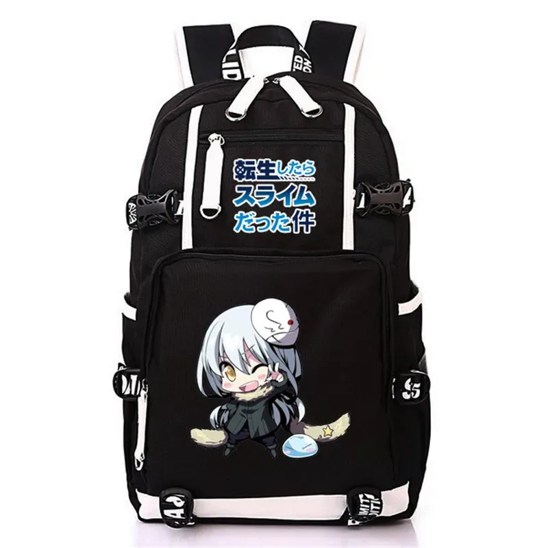 sac à dos d'école kawaii de l'anime that time i got reincarnated as a slime pour adolescentes et adolescents, sac à dos léger en oxford pour ordinateur portable