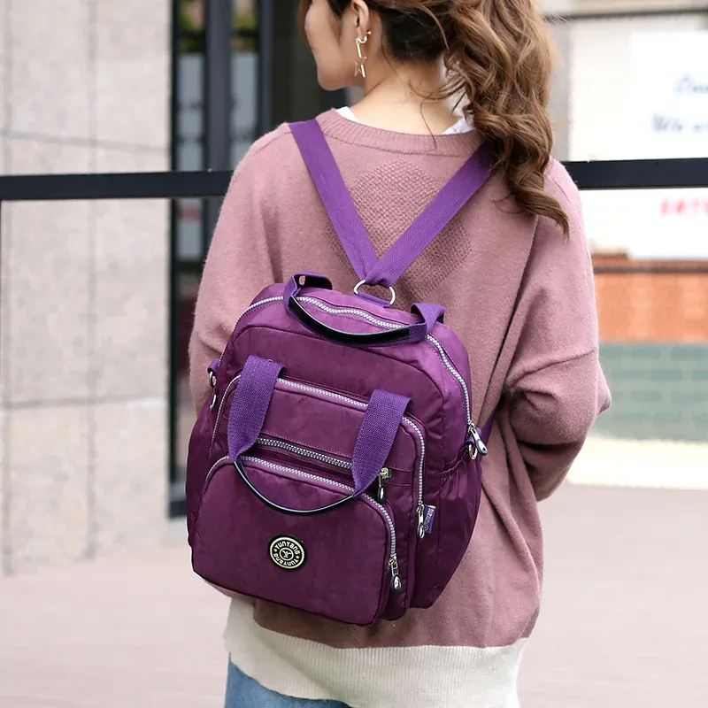 sac à dos étanche multifonction pour femme, sac à dos pour ordinateur portable, sacs d'école, mode féminine, loisirs, nouveau