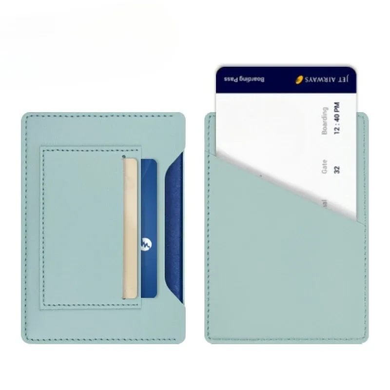étui de protection pour passeport tendance, couleur unie, porte-passeport de voyage, portefeuille cadeau, étui pour cartes en cuir pu, sac de rangement unisexe