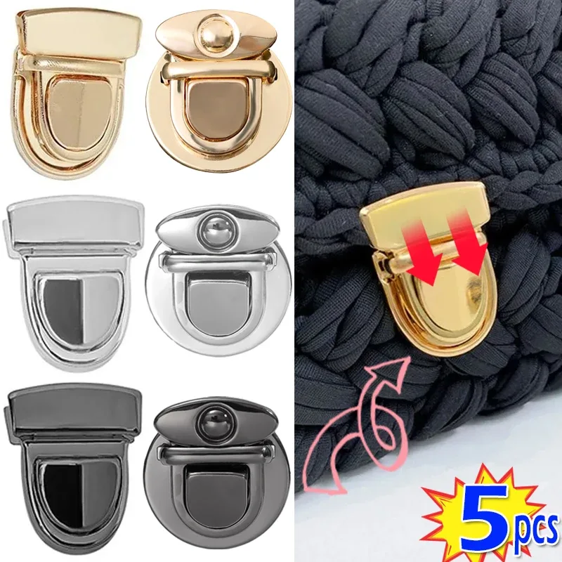 5/10 pièces serrures en métal sac fermoir boucles de capture pour sacs à main sac à bandoulière sac à main fourre-tout fermetures fermoirs à pression bricolage artisanat sac accessoires
