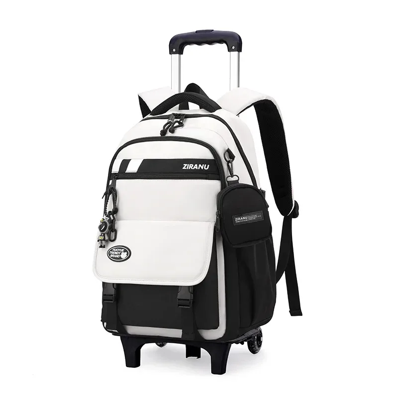 sac à dos à roulettes pour enfants, ensemble de sacs à dos à roulettes pour garçons, sac d'école avec roulettes, sac à bagages roulant, sac de livre pour étudiants