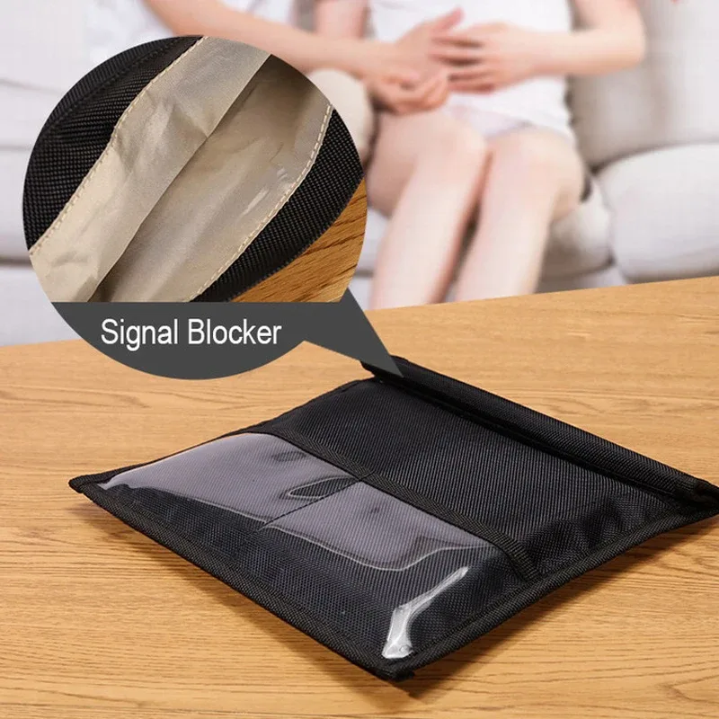 sac faraday pour ordinateur portable, pochette de blocage de blindage rfid, anti-suivi pour téléphones portables, ipad, anti-rayonnement, carte d'identité, sac de rangement pour clés de voiture
