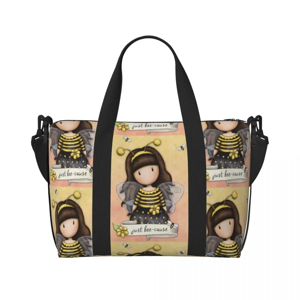 s-santoro-s g-gorjuss-s sac de voyage de plage sacs fourre-tout de grande capacité pour salle de sport yoga femmes shopping sac à bandoulière