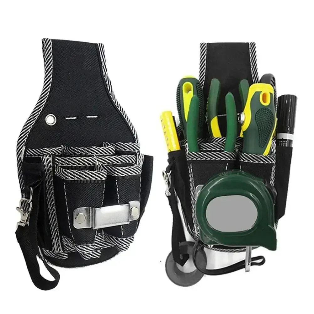 sacoche de ceinture simple pour électricien, porte-outils portable, étui de rangement pour outils, pochette de fixation pour perceuse