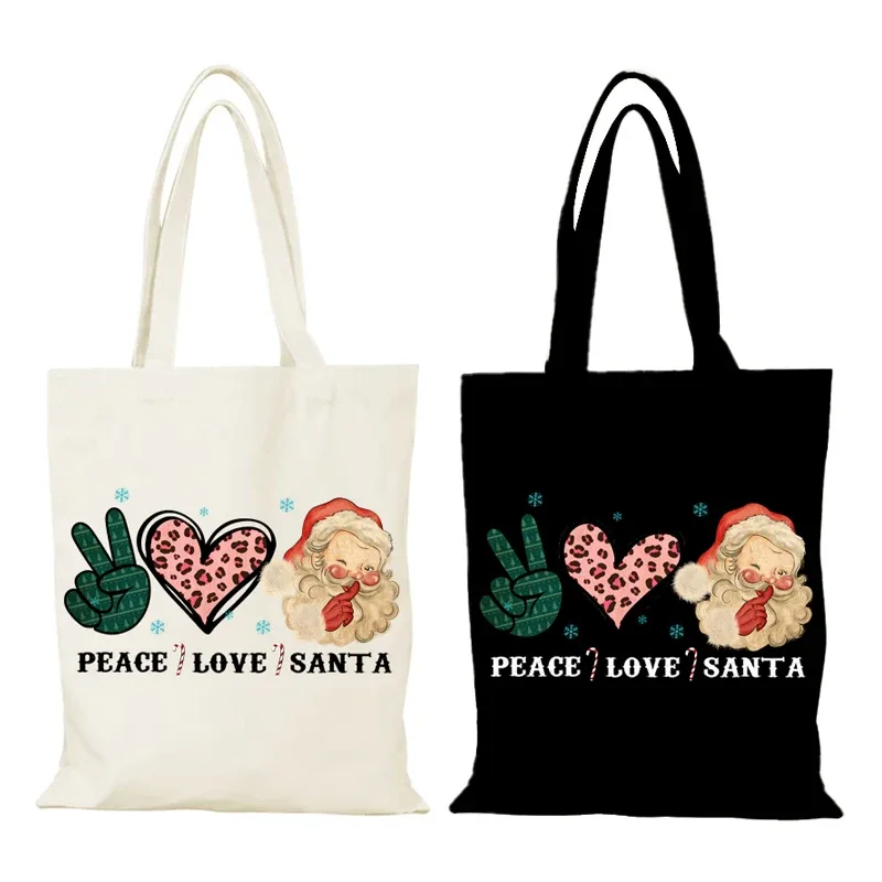 nouvel an cadeau homme sac fourre-tout femme joyeux noël femmes sac à provisions sac de cours sacs à main sacs