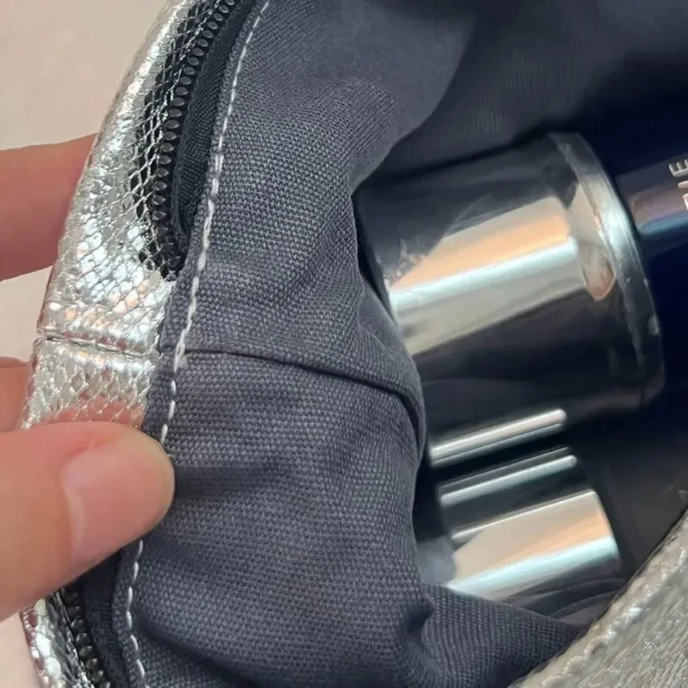 nouveau sac de maquillage à paillettes brillantes, pochette de rangement à fermeture éclair de grande capacité, pochette, sac à main cosmétique de voyage