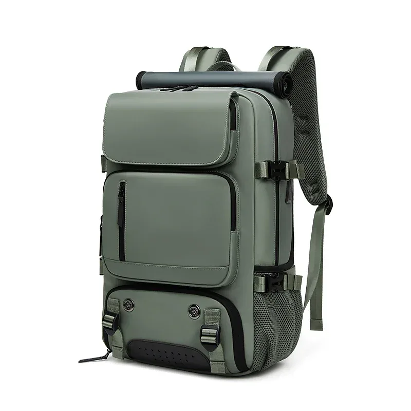 sac à dos de voyage pour femme, sac à dos imperméable pour ordinateur portable de 16 pouces avec sac à chaussures, port de chargement usb caché, sac à dos pour randonnée et camping