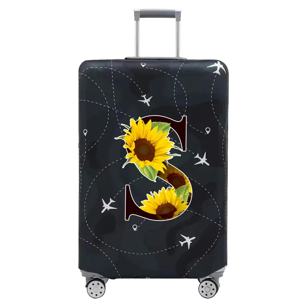 housse de protection pour bagages, accessoires de voyage, anti-poussière et résistante à l'usure, série letter, 18-32 pouces