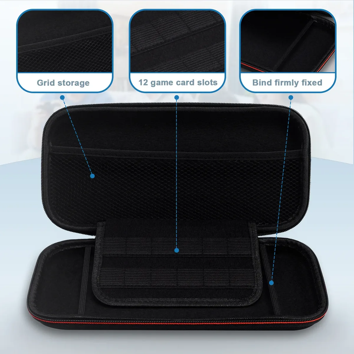 pour switch 2 console de jeu mallette de rangement ns2 boîte de rangement portable coque rigide ns 2 sac de console de jeu