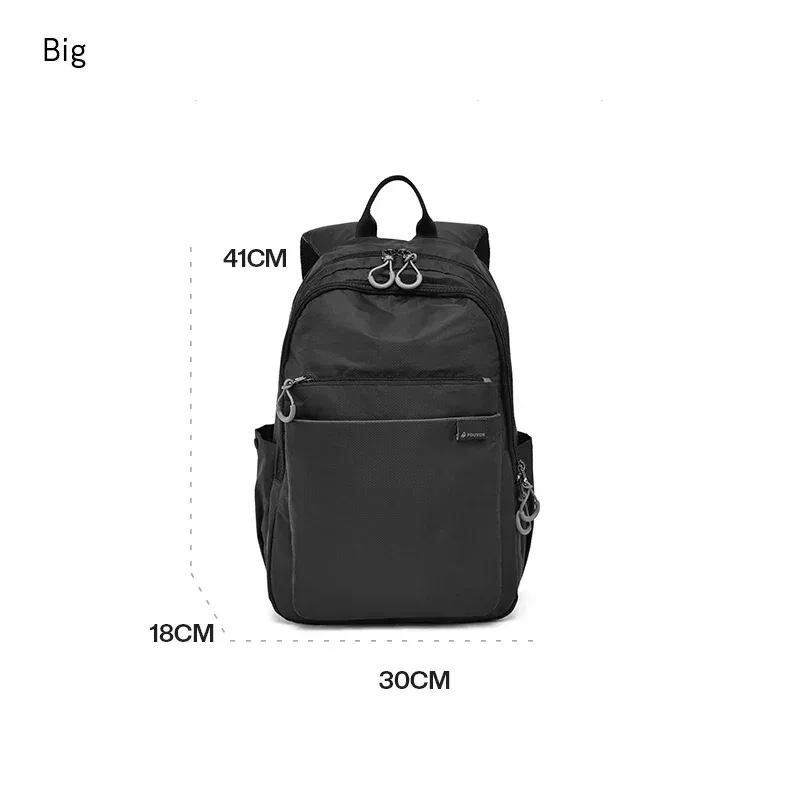 foueissac à dos étanche pour femme, grande capacité, toile de sport, sacs à dos pour ordinateur portable, voyage, mode, sac d'école en nylon pour étudiant, 2802-02