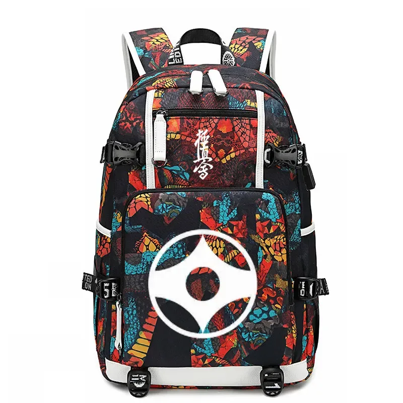 kyokushin-sac à dos de karaté, cartable wukong, oxford fashion, sacoche décontractée à fermeture éclair pour ordinateur portable, étudiant, anime, nouvelle collection