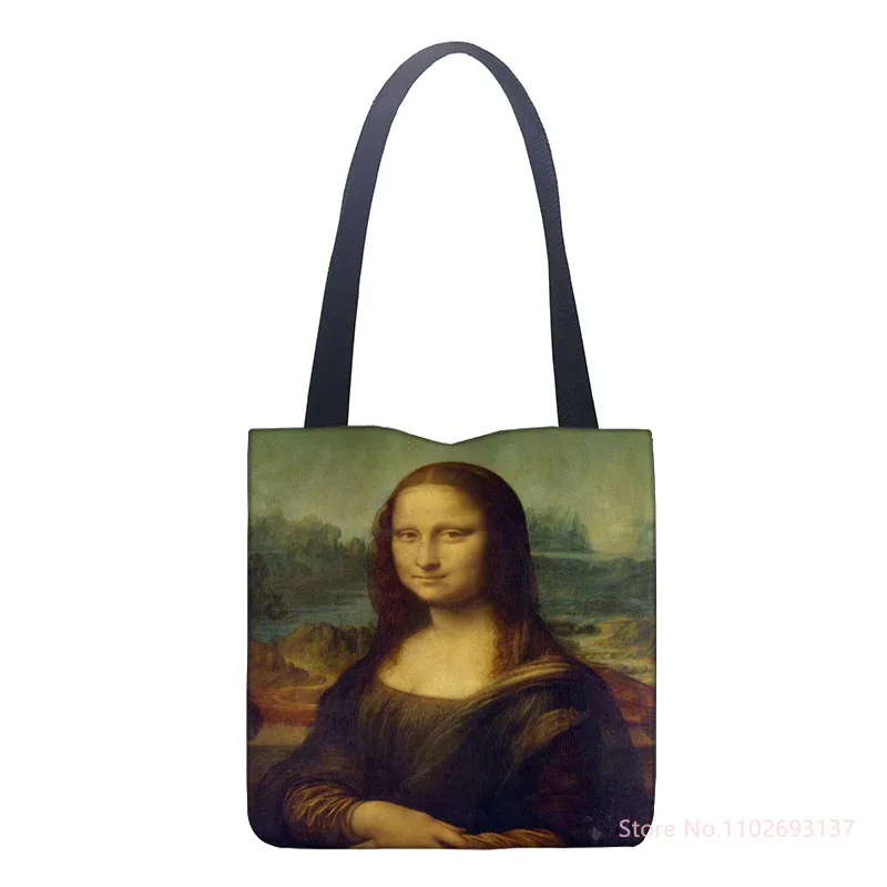 sac fourre-tout van gogh pour femme, peinture à l'huile, sac de voyage, sac à soupe portable, sac à main pliable pour femme, haute qualité, art rétro, mode, nouveau