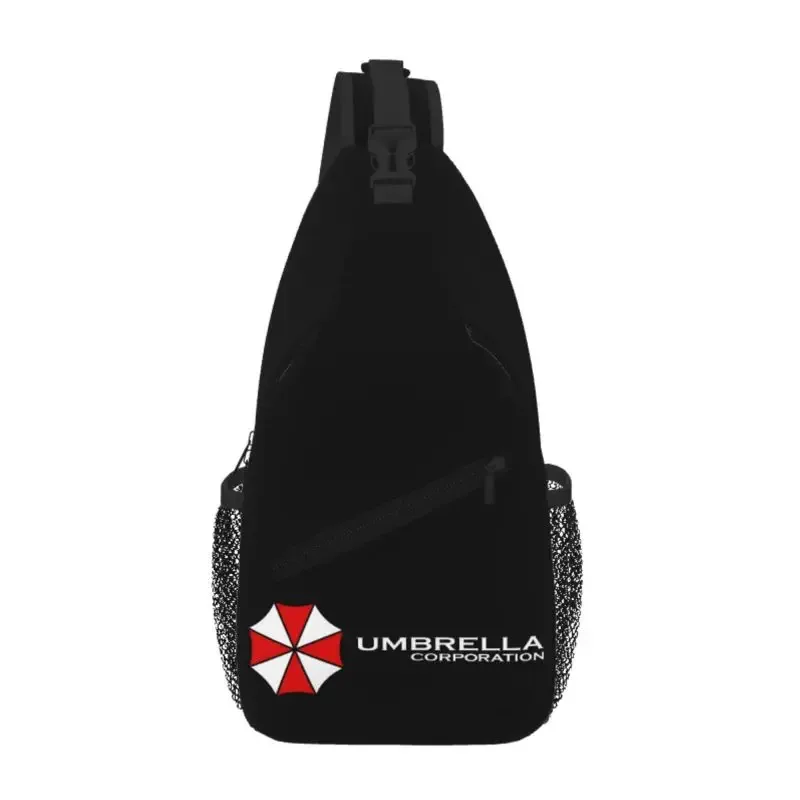 umbrella corporation sling chest bag – sac à dos quotidien durable et imperméable, à bandoulière, pour hommes et femmes, pour voyage, randonnée, sac à dos de jour
