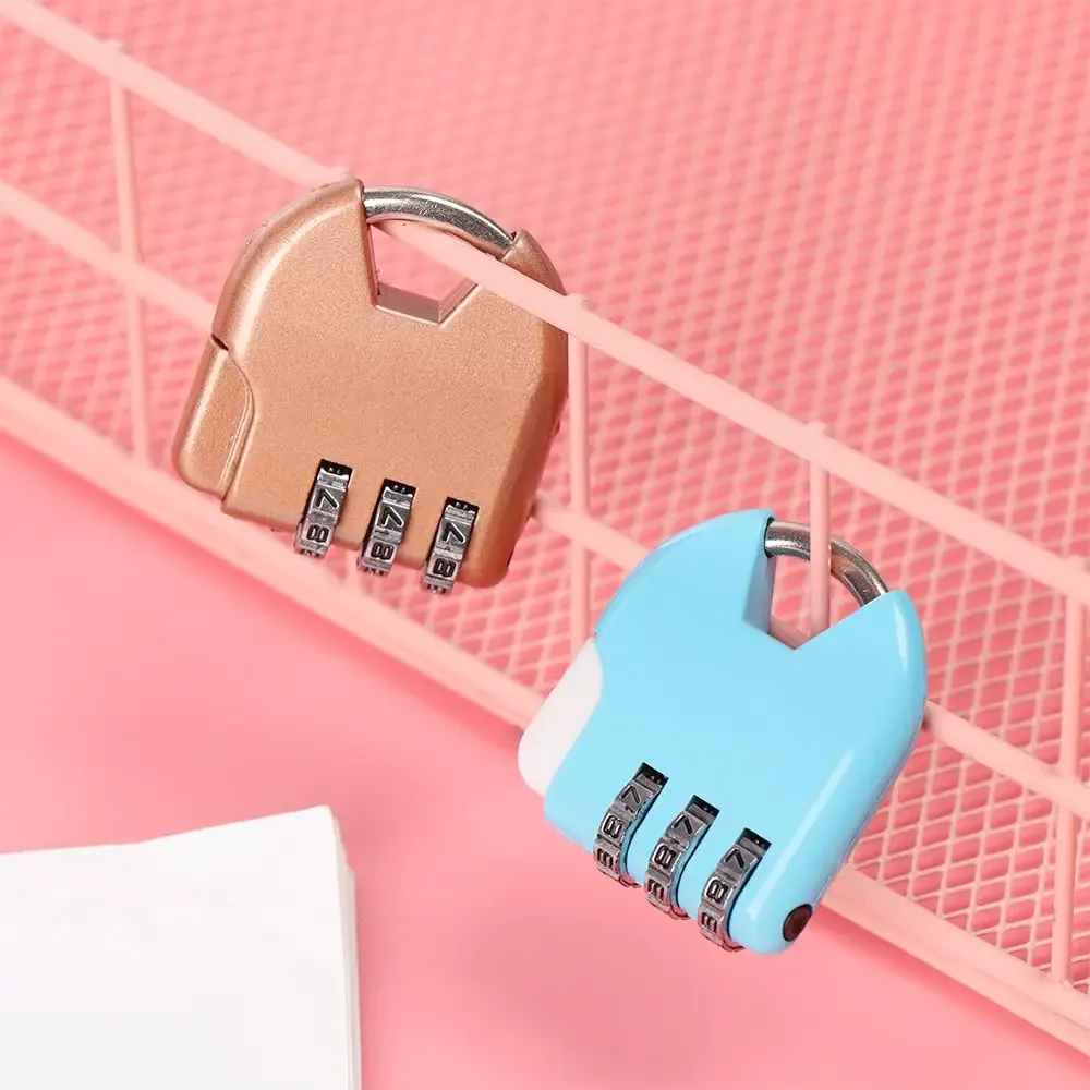 cadenas à combinaison à 3 chiffres pour bagages, valises, étuis de voyage, outil de sécurité, protection pour agenda