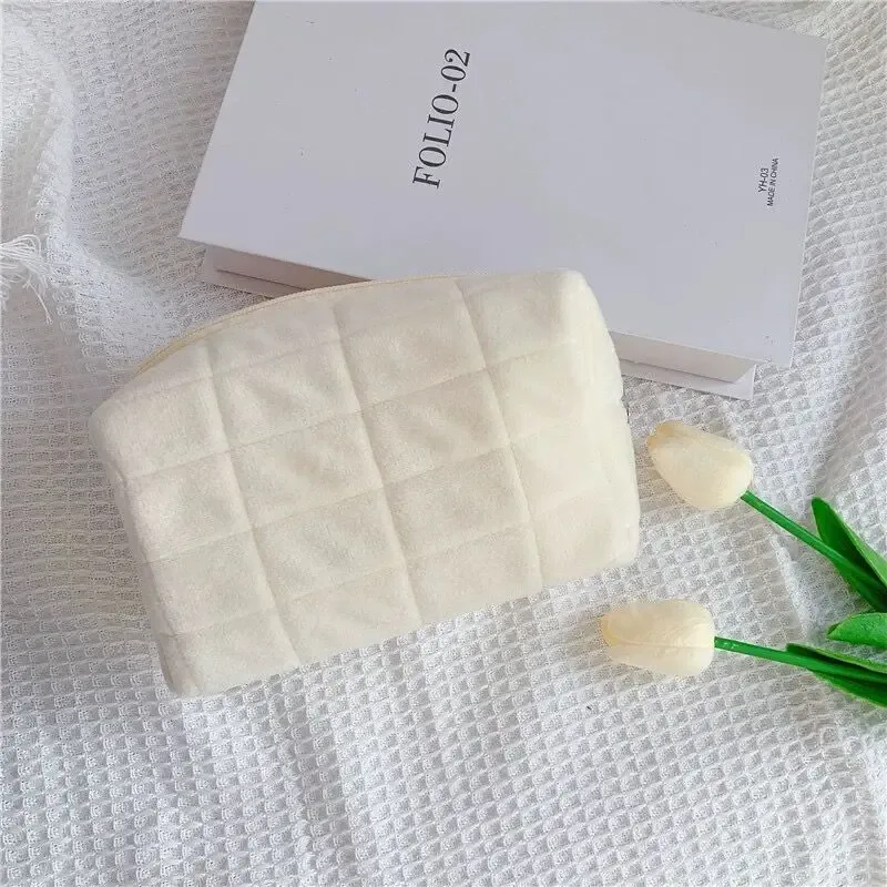 sac à cosmétiques à motif de fleurs douces, emballage de maquillage portable, présentoir, organisateur de rangement, grande capacité, pochette de lavage de voyage pour femmes