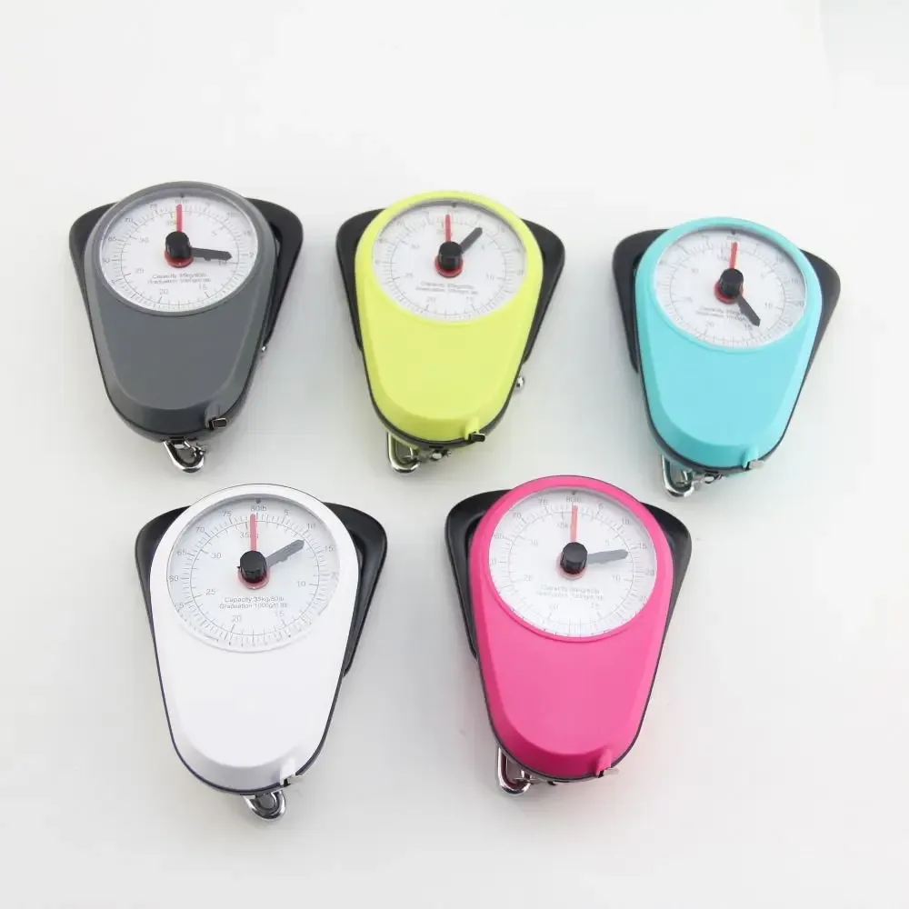 balance à bagages électronique portable avec ruban à mesurer, balance suspendue pour bagages de haute précision, compacte, couleur aléatoire