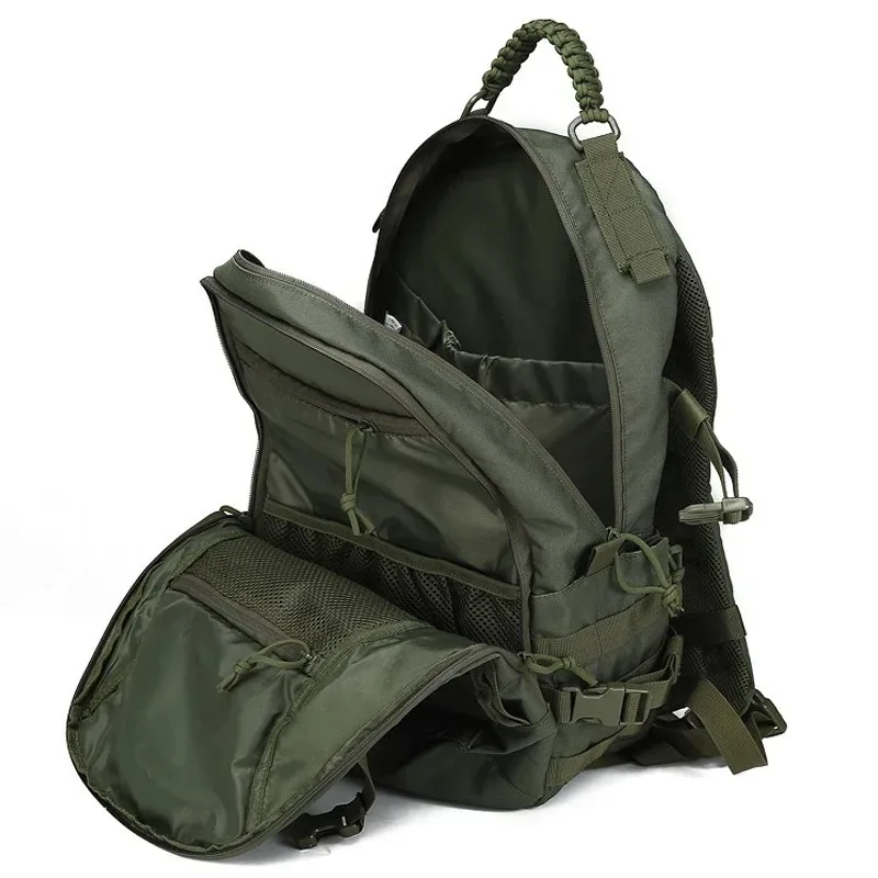 sac à dos d'extérieur 35l, camouflage étanche, camping, randonnée, grand sac de sport résistant à l'usure