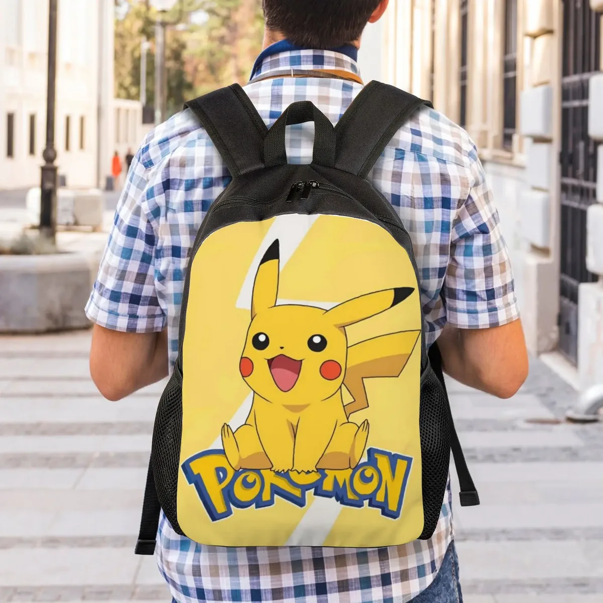 sac à dos pokémon ita bag pikachu mochila kawaii randonnée rétro sac à dos lavable