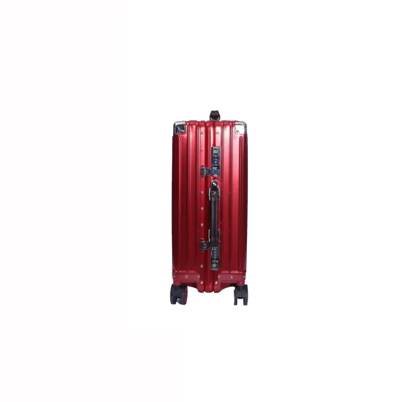 valise tout en alliage d'aluminium et de magnésium, boîtier de chariot à main, valises voyage en métal, bagage de cabine de voyage d'affaires 20 "24" 26 "29" pouces