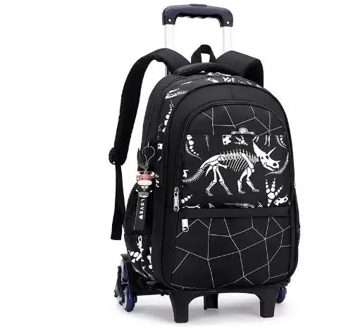 sac à dos à roulettes pour enfants, cartable d'école pour garçons avec roulettes, sac à bagages, sacs à roulettes pour l'école