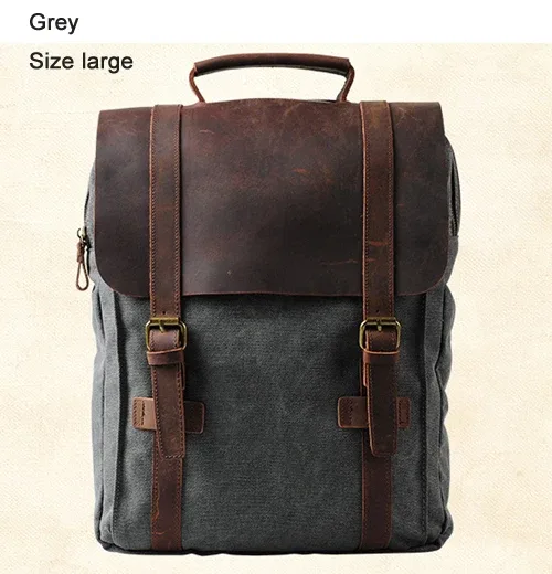 sac à dos homme tendance en cuir, sac à dos militaire en toile, sac à dos homme, sac à dos femme, sac à dos scolaire, sac à dos, mochila