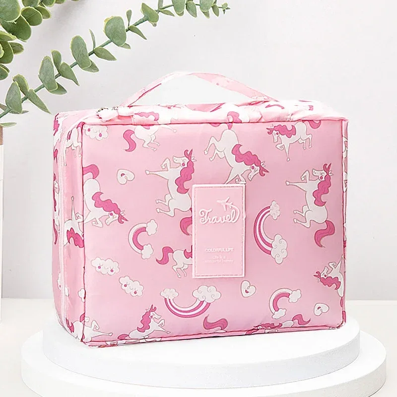 sac de rangement cosmétique portable de luxe pour femme, organisateurs de toilettes, grand, multi-compartiments, lavage, maquillage, poudres, voyage, designer