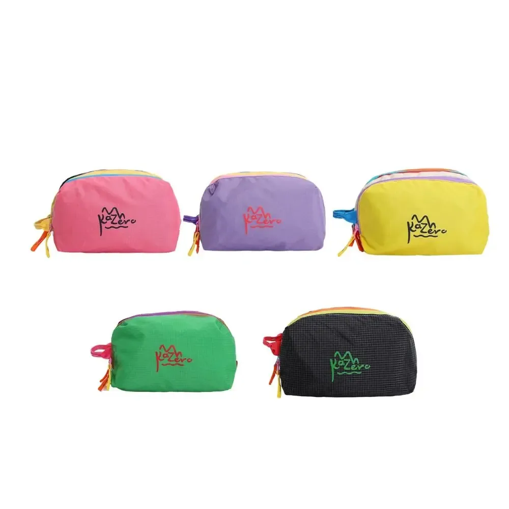 sac de maquillage multifonctionnel portable, porte-monnaie, sac à cosmétiques mignon multi-poches, fermeture éclair, étanche, sac de voyage