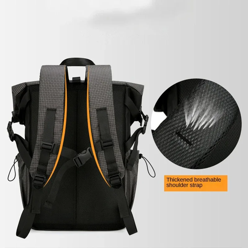 sac à dos de sport personnalisé avec logo, sac à dos de cyclisme en plein air pour hommes, style fonctionnel, pour étudiants, vente en gros