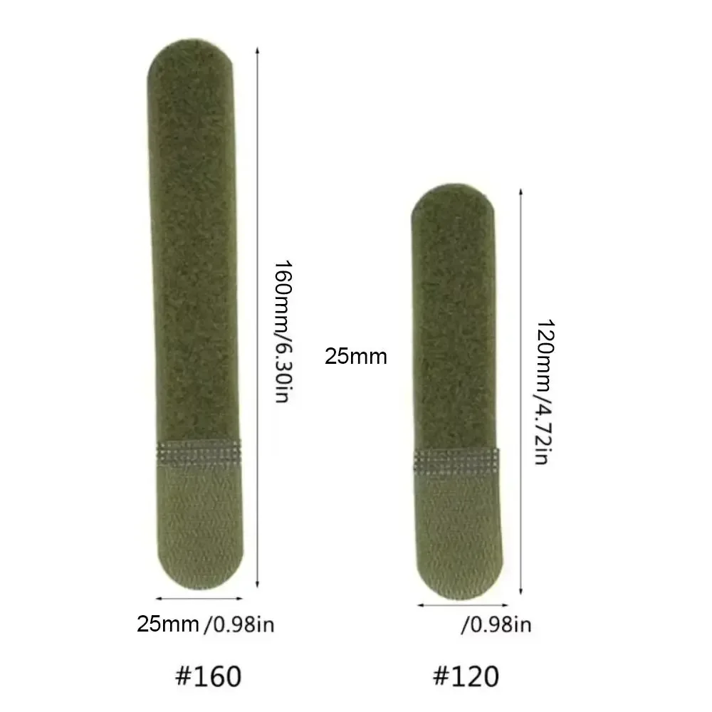 5 pièces sangles en nylon auto-agrippantes 120/160 mm pour fixation de cordons, attaches de câbles et organisation de sacs à dos
