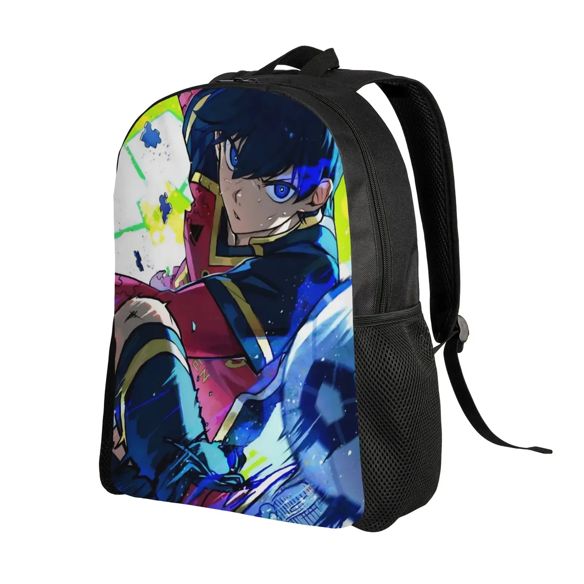 sac à dos pour femmes yoichi isagi blue locks anime, sac d'école pour enfants, sac à dos pour ordinateur portable, sac à bandoulière de voyage pour adolescents