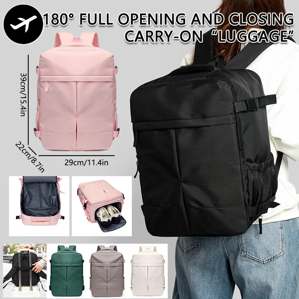 sac à dos de voyage grande capacité pour loisirs en europe et aux états-unis, avec compartiment à chaussures indépendant et compartiment pour ordinateur