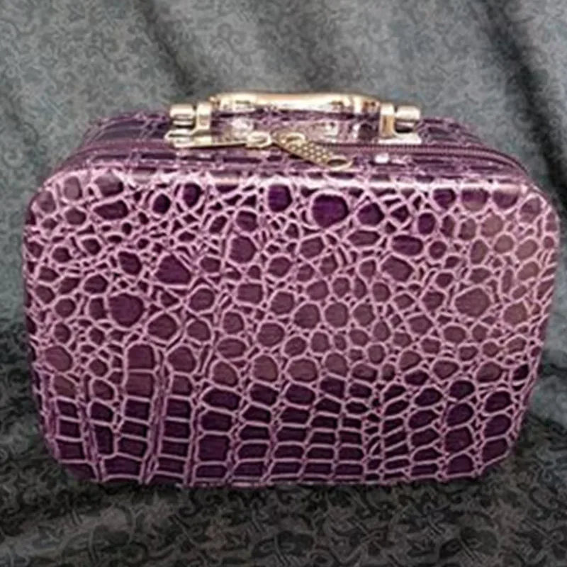 trousse de maquillage pour femmes, sac à cosmétiques, sac de voyage de bonne qualité, boîte de beauté, bijoux, boîte à outils, cadeaux de vacances