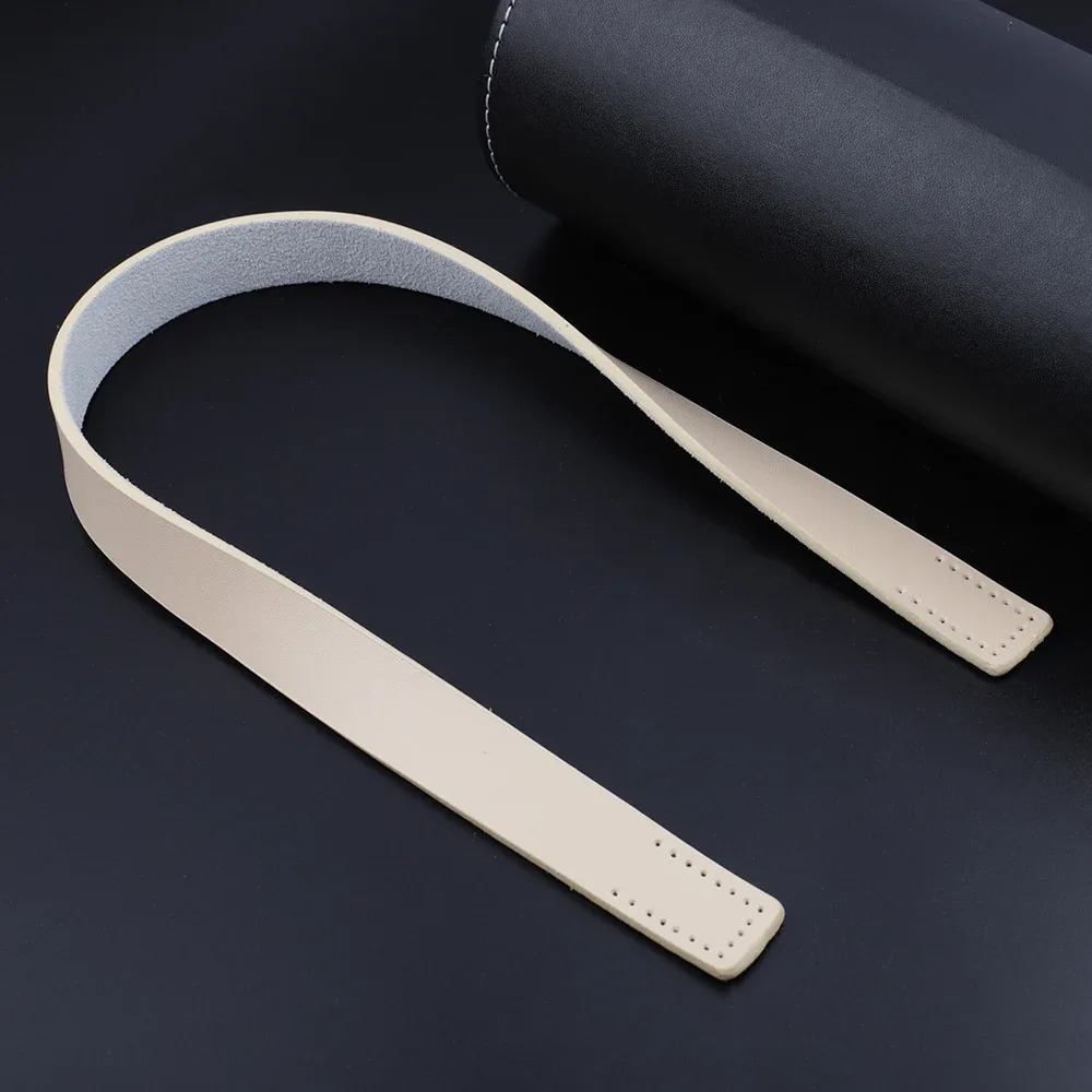 2 pièces 50cm sangle de sac en cuir de vachette, poignées de remplacement diy durables et amovibles, bandoulière pour sacs à main femme