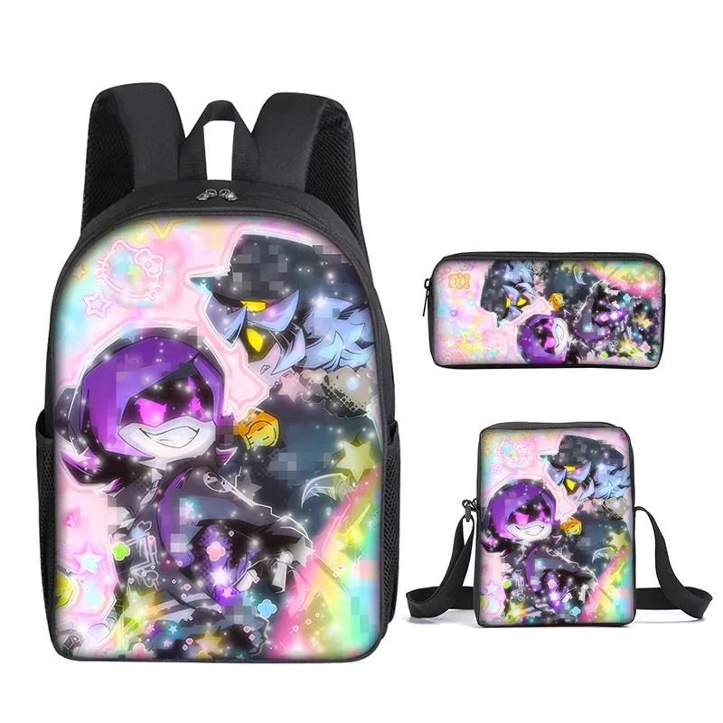 populaire jeune nouveauté meurtre drones impression 3d 3 pièces/ensemble étudiant sacs de voyage sac à dos pour ordinateur portable sac à dos sac à bandoulière trousse à crayons