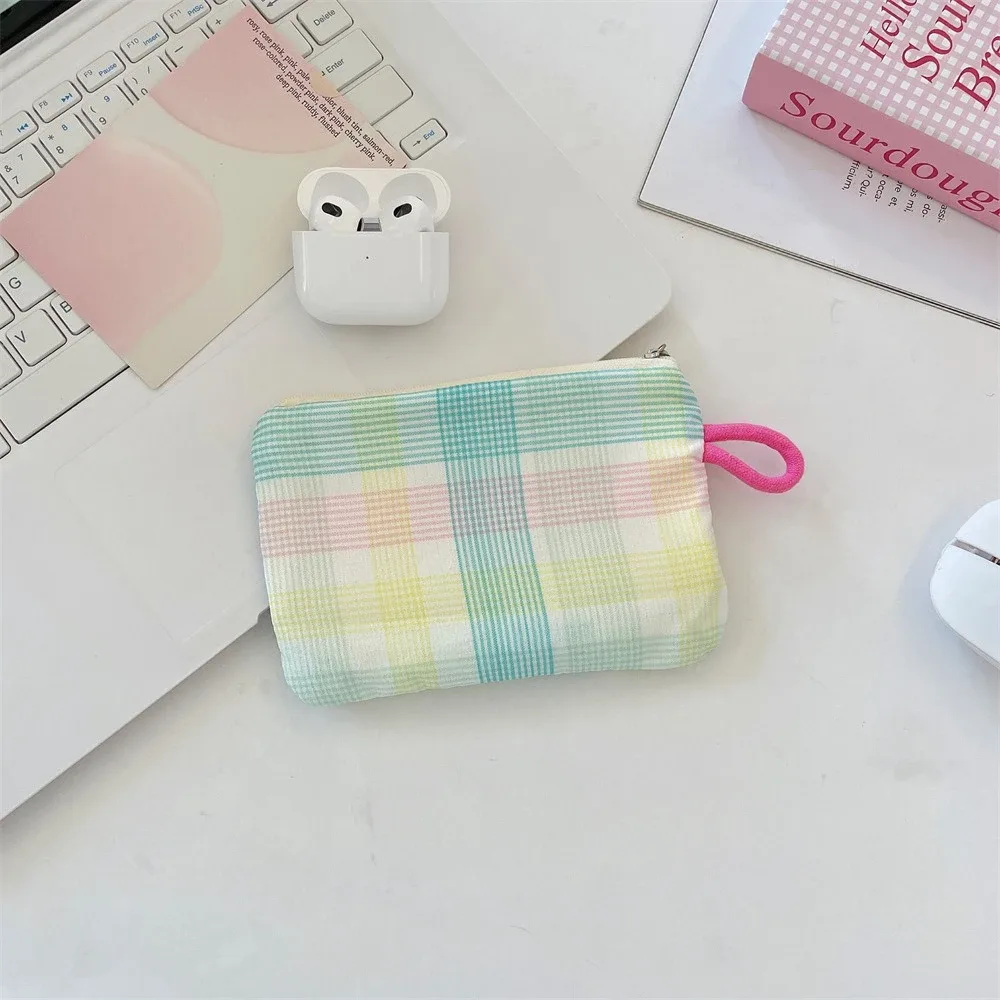 nouveau imprimé mini maquillage rouge à lèvres pochette de rangement porte-monnaie sac de carte mignon femmes cosmétique organisateur sac portable petit sac de rangement
