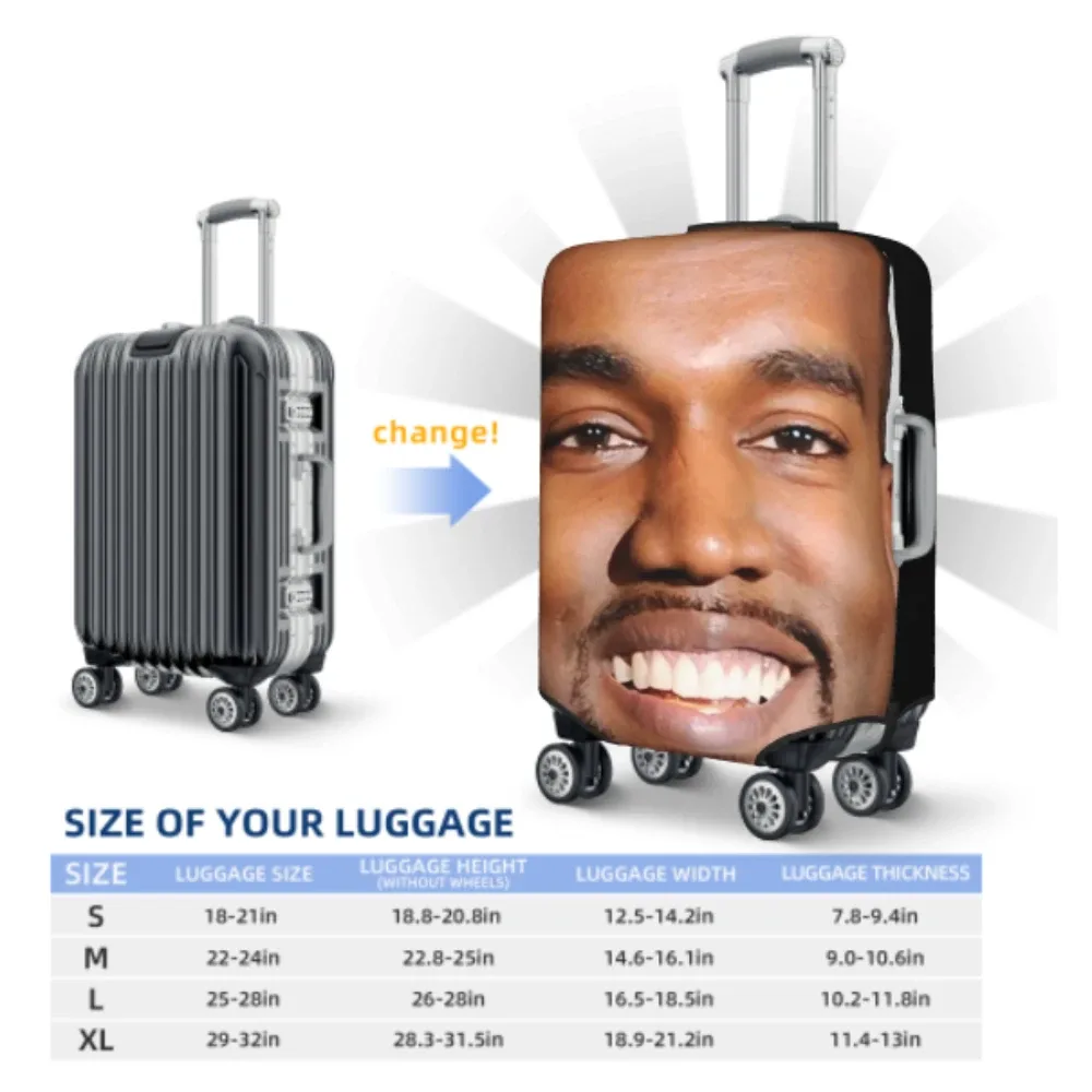 housse de bagage personnalisée, durable, à la mode, protection de voyage, étanche, universelle, adaptée aux sacs de 18 à 32 pouces, fermeture à glissière pour vacances de croisière
