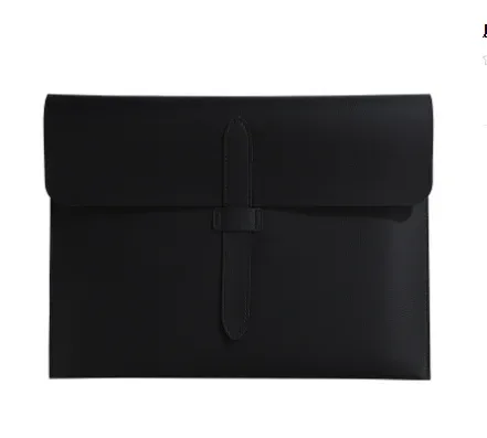 sac de documents professionnel personnalisé avec lettres, pochette pour documents a4, gravure en cuir pu, sac pour ordinateur portable 13 pouces, pochette de luxe pour documents