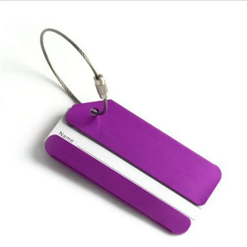 accessoires de voyage en forme d'avion, étiquette de bagage créative, étiquettes nominatives de bagage, étiquettes de bagages en alliage d'aluminium, étiquette d'embarquement