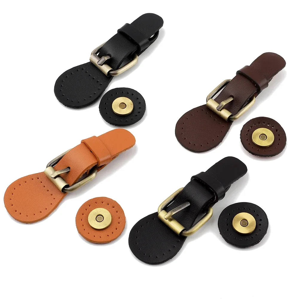 boucles à pression pour sac en cuir, 2 pièces, boutons à coudre, attaches à fermeture magnétique pour femmes, bricolage, sac à main, sac à dos, accessoires pour vêtements