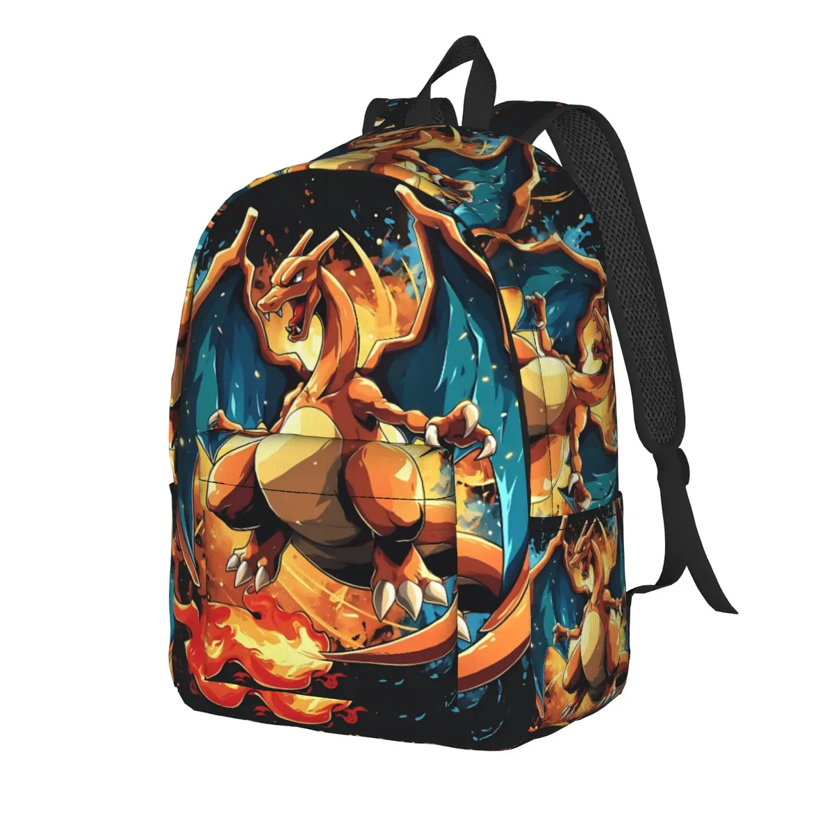 Sac à dos charizard pokemon à la mode, Mochilas Vintage pour le travail, sac à dos rétro lavable