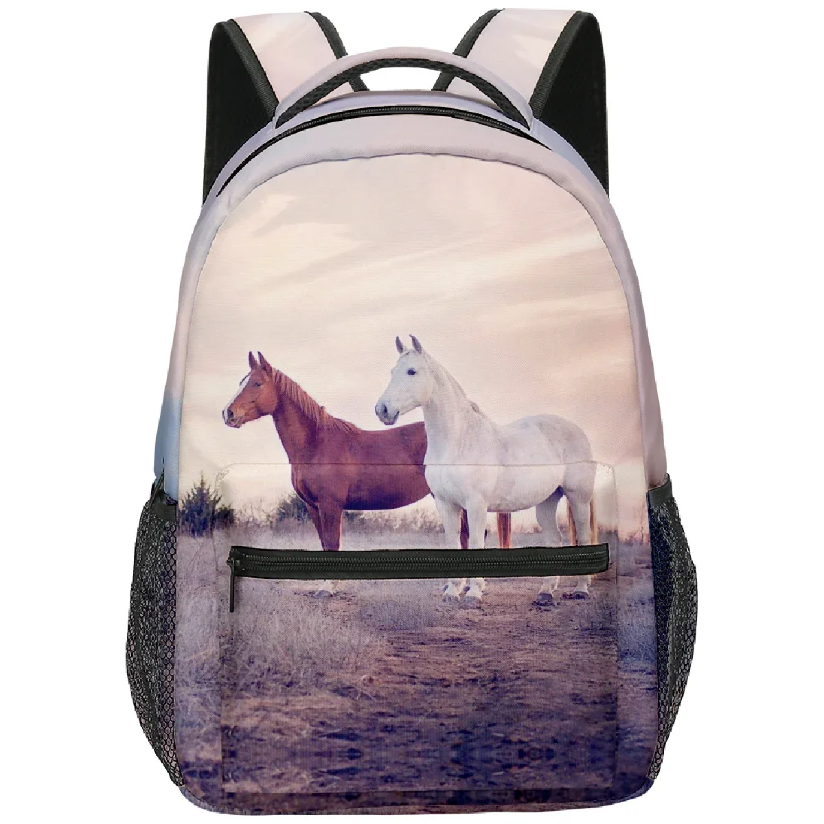chimpopméthanol-sac à dos étanche pour étudiant, sac à dos pour ordinateur portable, impression 3d, oxford, cheval, licorne, voyage, garçons, filles, nouveauté