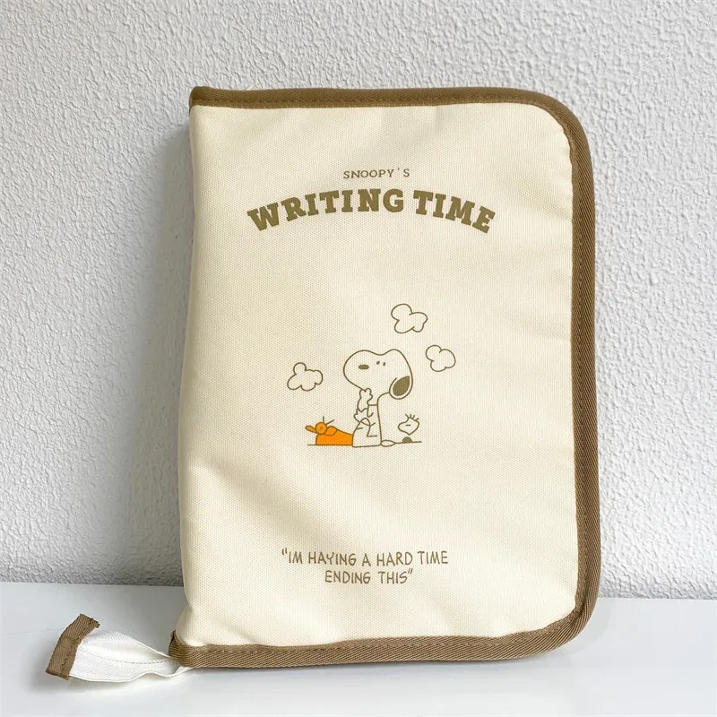 sac de rangement tendance pour tablette 11 pouces, sac pour clavier, sac de papeterie snoopy, sac de rangement pour tablette