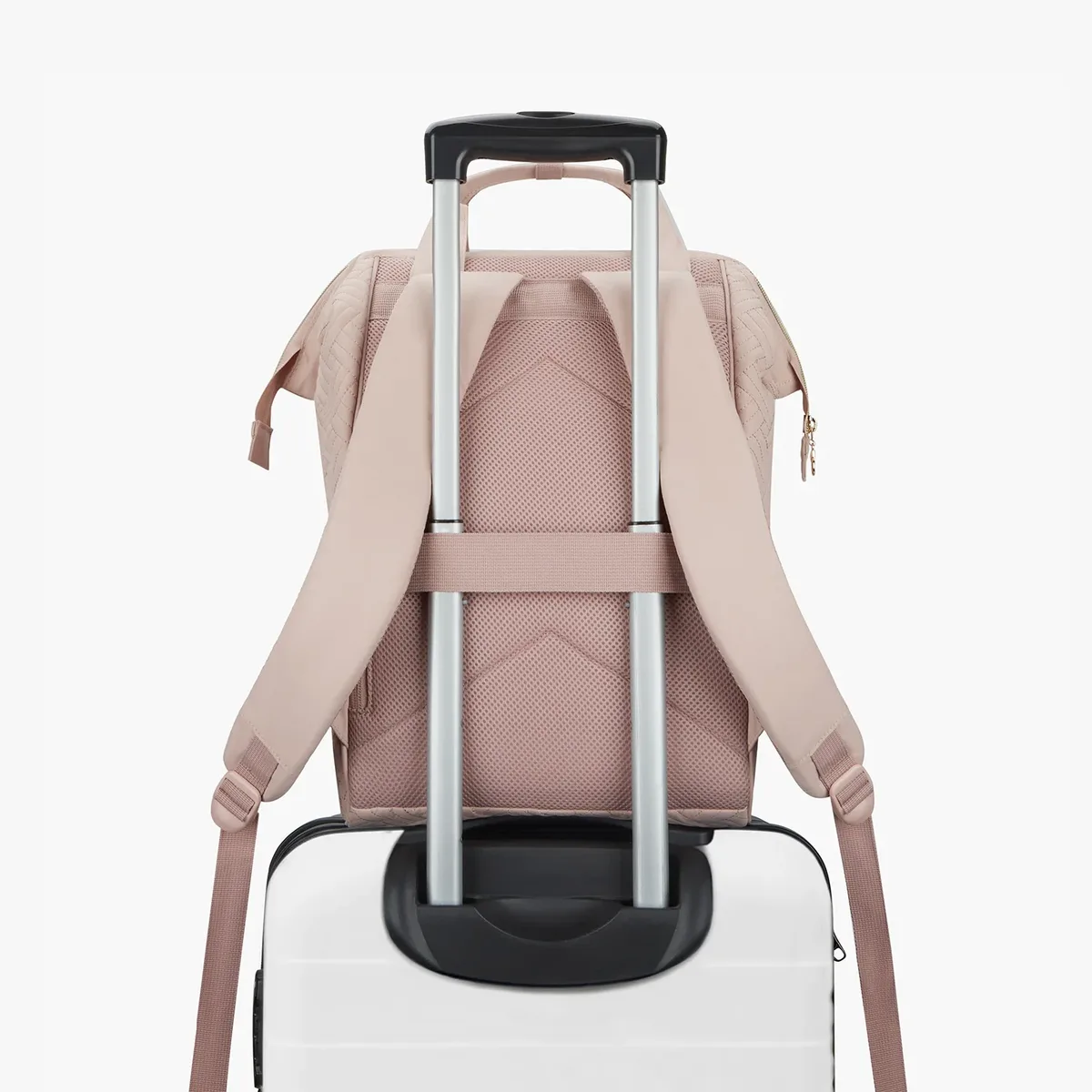 bagsmart-sac à dos de voyage étanche pour femme, sac à dos pour ordinateur portable 14-15.6 ", cartable universitaire mignon, sacs pour femme