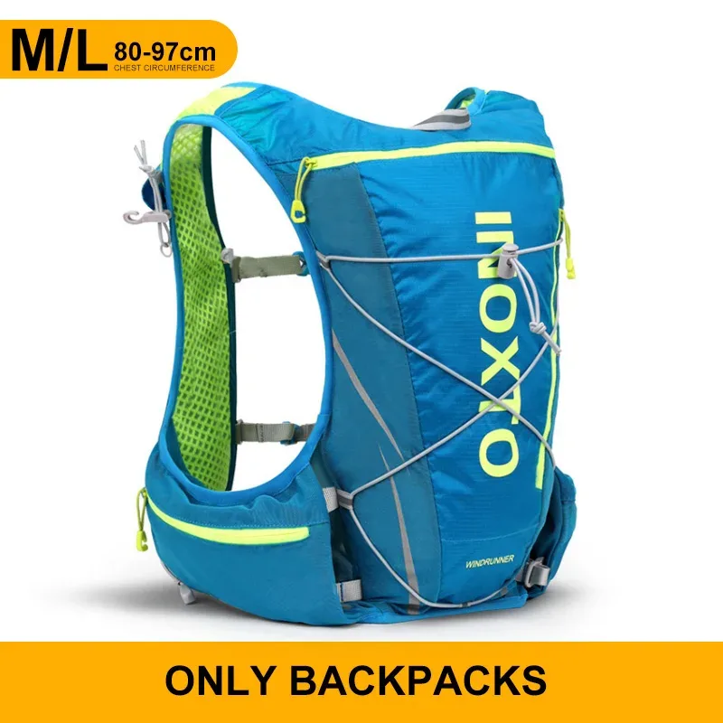 gilet hydratant de course en plein air 8l, sac à dos hydratant pour cyclisme, trekking, randonnée, marathon, vélo, avec bouteille d'eau de 500ml